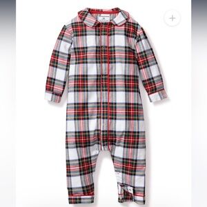 Petite Plume Balmoral Tartan Cambridge Romper - Size 6/12M